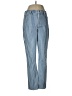 Lands' End Stripes Blue Jeans Size 8 - photo 1