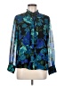 Calvin Klein Floral Teal Blue 3/4 Sleeve Blouse Size M (estimated) - photo 1