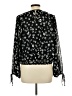 Parker 100% Polyester Black Long Sleeve Blouse Size L - photo 2