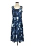 West Loop Tie-dye Blue Casual Dress Size M - photo 1
