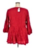 Torrid Red Long Sleeve Blouse Size 2X Plus (2) - photo 2