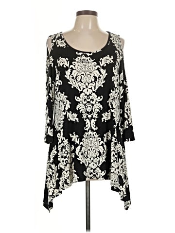 Fever 3/4 Sleeve Blouse (view 1)