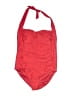 Assorted Brands Solid Red One Piece Swimsuit Size XL - photo 1