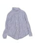 Janie and Jack Stripes Blue Long Sleeve Button-Down Shirt Size 5 - photo 1