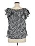 Universal Thread Black Short Sleeve Blouse Size XL - photo 2