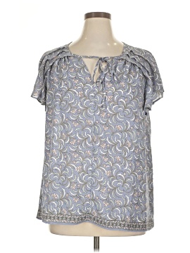 Max Studio Short Sleeve Blouse
