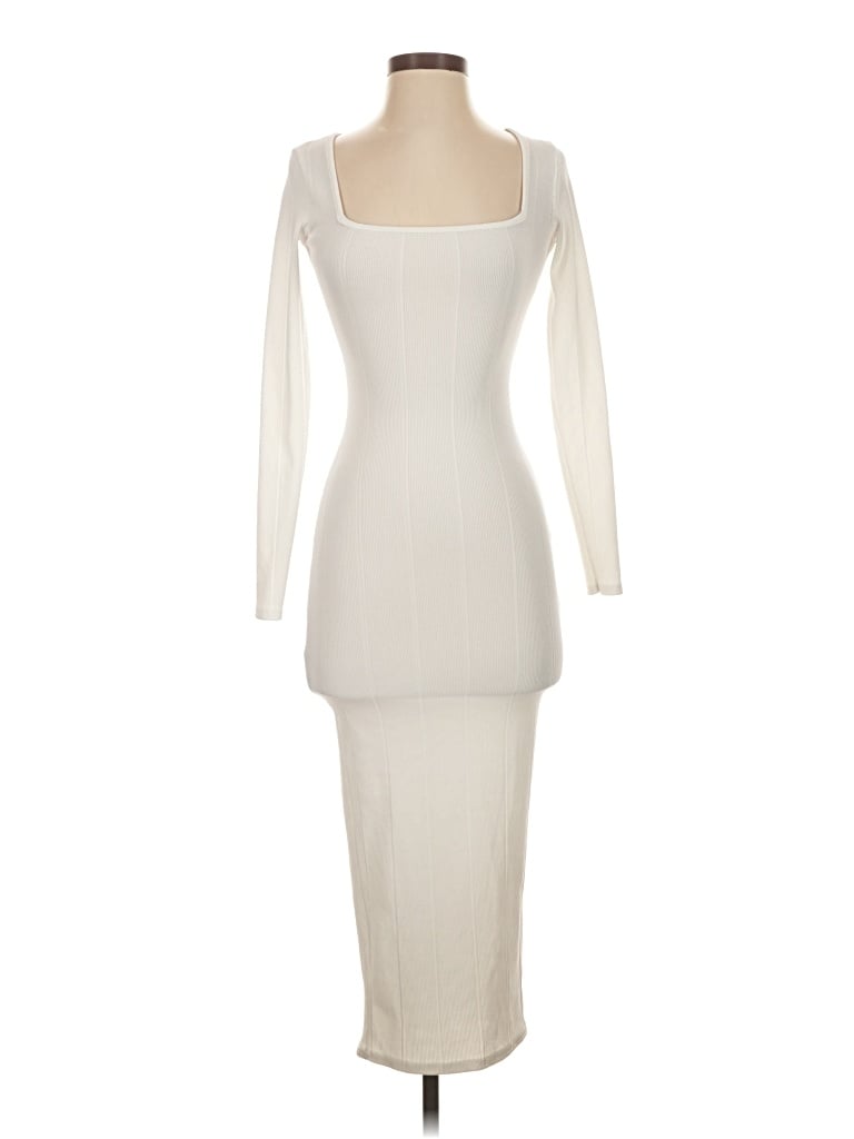 Pre-owned Prettylittlething Cocktail Dress In Ivory