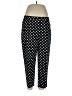 CeCe Polka Dots Black Casual Pants Size 12 - photo 1