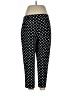 CeCe Polka Dots Black Casual Pants Size 12 - photo 2
