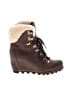 Sorel 100% Leather Brown Ankle Boots Size 6 1/2 - photo 1