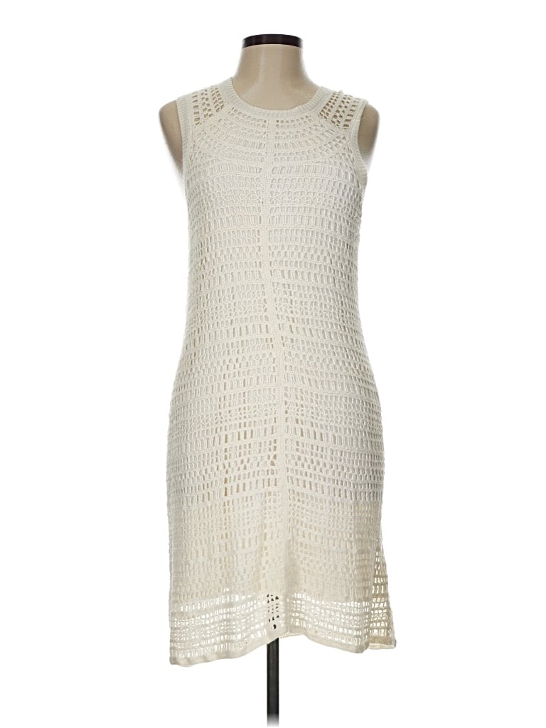 Pre-owned Theory Casual Dress In Ivory