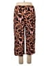 Minkpink Print Brown Casual Pants Size S - photo 2