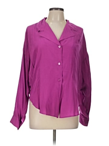 Eleanor P Brenner Long Sleeve Silk Top (view 1)