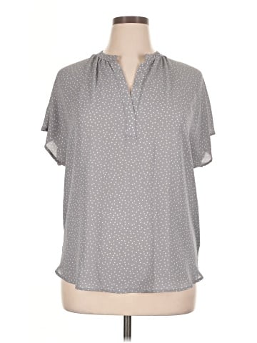 Kohl's Short Sleeve Blouse (view 1)