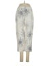 J. McLaughlin Print Ivory Casual Pants Size 4 - photo 1