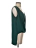 BCBGMAXAZRIA 100% Polyester Green Sleeveless Blouse Size XS - photo 4