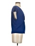 MNG Blue Short Sleeve Top Size XS - photo 4