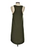 Leith Solid Green Casual Dress Size S - photo 2