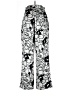 Ronny Kobo 100% Polyester Print Silver Dress Pants Size 10 - photo 2