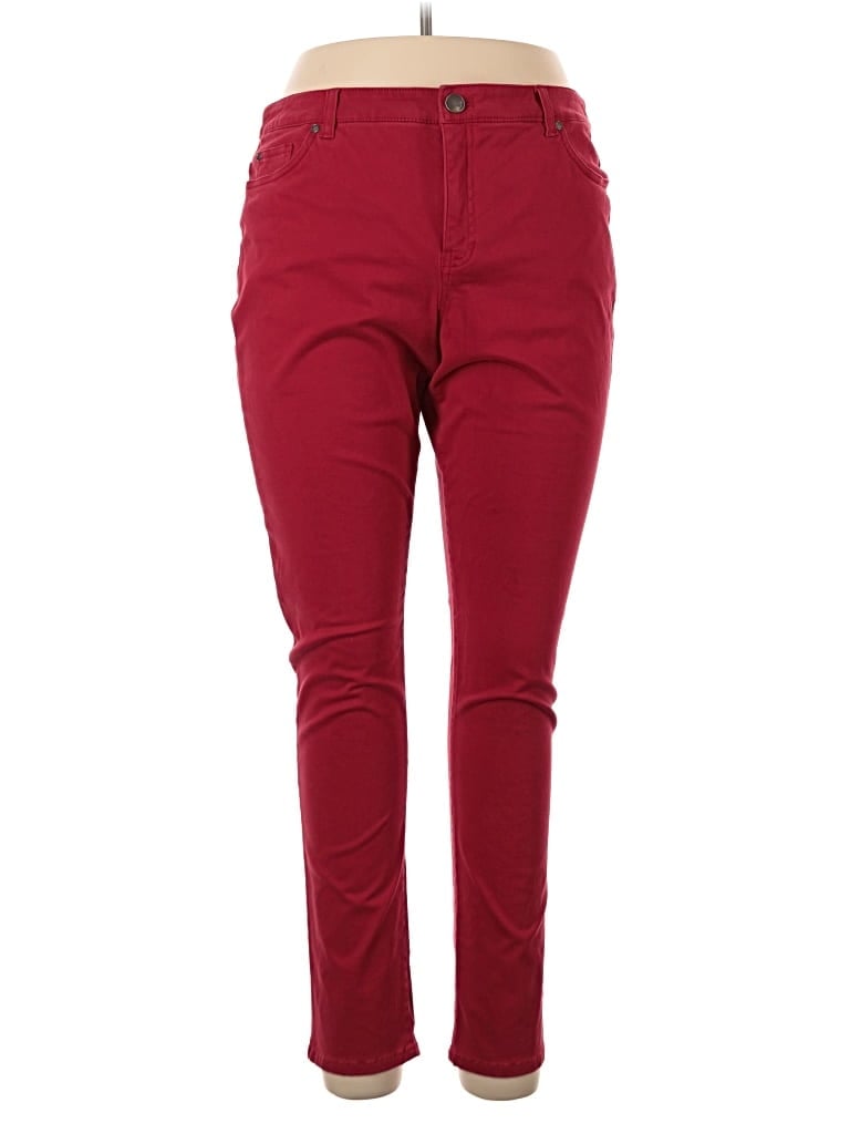 Pre-owned Style & Co Casual Pants In Red