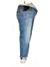 Isabel Solid Blue Jeans Size L - photo 4