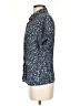 Unbranded Floral Teal Blue Short Sleeve Blouse Size S (estimated) - photo 5