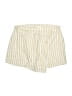 No Comment 100% Polyester Stripes Yellow Shorts Size XL - photo 1