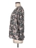 Ann Taylor LOFT Outlet 100% Polyester Paisley Gray Long Sleeve Blouse Size M - photo 5
