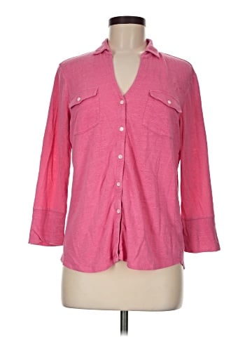 J. McLaughlin 3/4 Sleeve Button-Down Shirt (view 1)