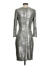 Vince Camuto Metallic Silver Cocktail Dress Size 4 - photo 2