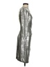 Vince Camuto Metallic Silver Cocktail Dress Size 4 - photo 4