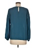 Papermoon 100% Polyester Teal Long Sleeve Blouse Size M - photo 2
