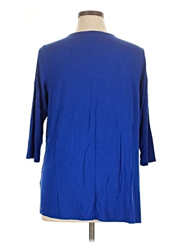 Cable & Gauge 3/4 Sleeve Blouse (view 2)