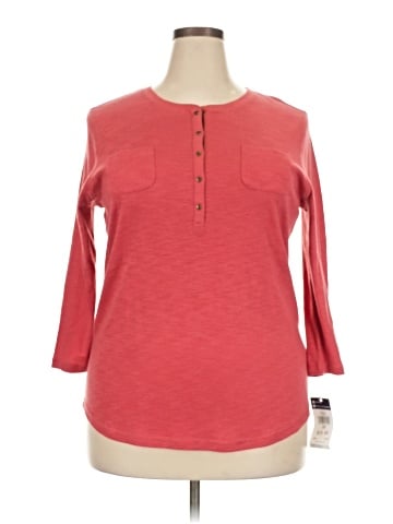Chaps Long Sleeve Henley (view 1)