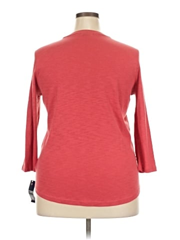 Chaps Long Sleeve Henley (view 2)