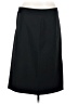 Theory Solid Black Formal Skirt Size 8 - photo 1