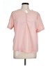 Unbranded 100% Polyester Pink Short Sleeve Blouse Size L - photo 1
