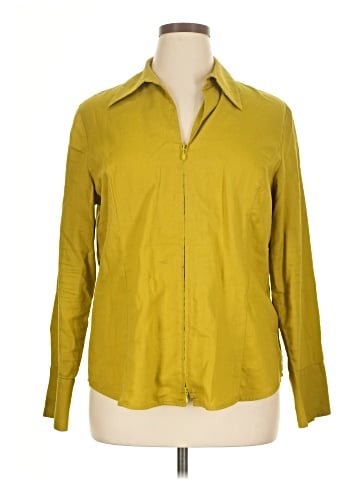 Jones New York Signature Long Sleeve Button-Down Shirt (view 1)