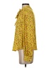 Levi's 100% Polyester Floral Yellow Long Sleeve Blouse Size S - photo 5