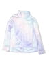 Adidas 100% Polyester Metallic Silver Track Jacket Size 5 - photo 1