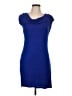 Jonathan Martin Solid Blue Casual Dress Size L - photo 1
