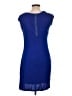 Jonathan Martin Solid Blue Casual Dress Size L - photo 2