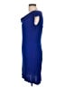 Jonathan Martin Solid Blue Casual Dress Size L - photo 5