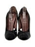 Miu Miu 100% Leather Color Block Black Heels Size EU 38 1/2 - photo 2