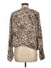By Together 100% Polyester Tan Long Sleeve Blouse Size M - photo 2