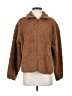 Athleta 100% Polyester Brown Faux Fur Jacket Size S - photo 1