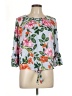 June & Hudson 100% Polyester Gray 3/4 Sleeve Blouse Size L - photo 1