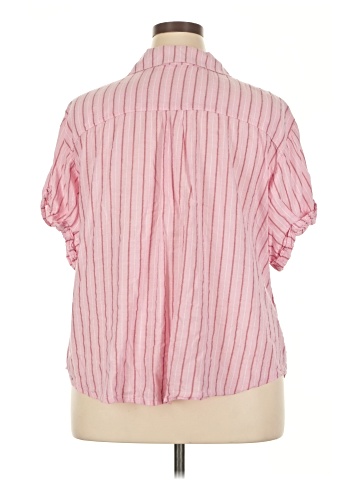 a.n.a. A New Approach Short Sleeve Blouse (view 2)