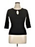 Marks & Spencer Black 3/4 Sleeve Top Size 16 - photo 1