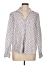 Frank & Eileen Print Ivory Long Sleeve Blouse Size L - photo 1